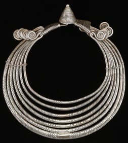 Antique Miao Silver Torque, China