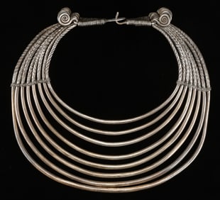 Antique Miao Silver Torque, China