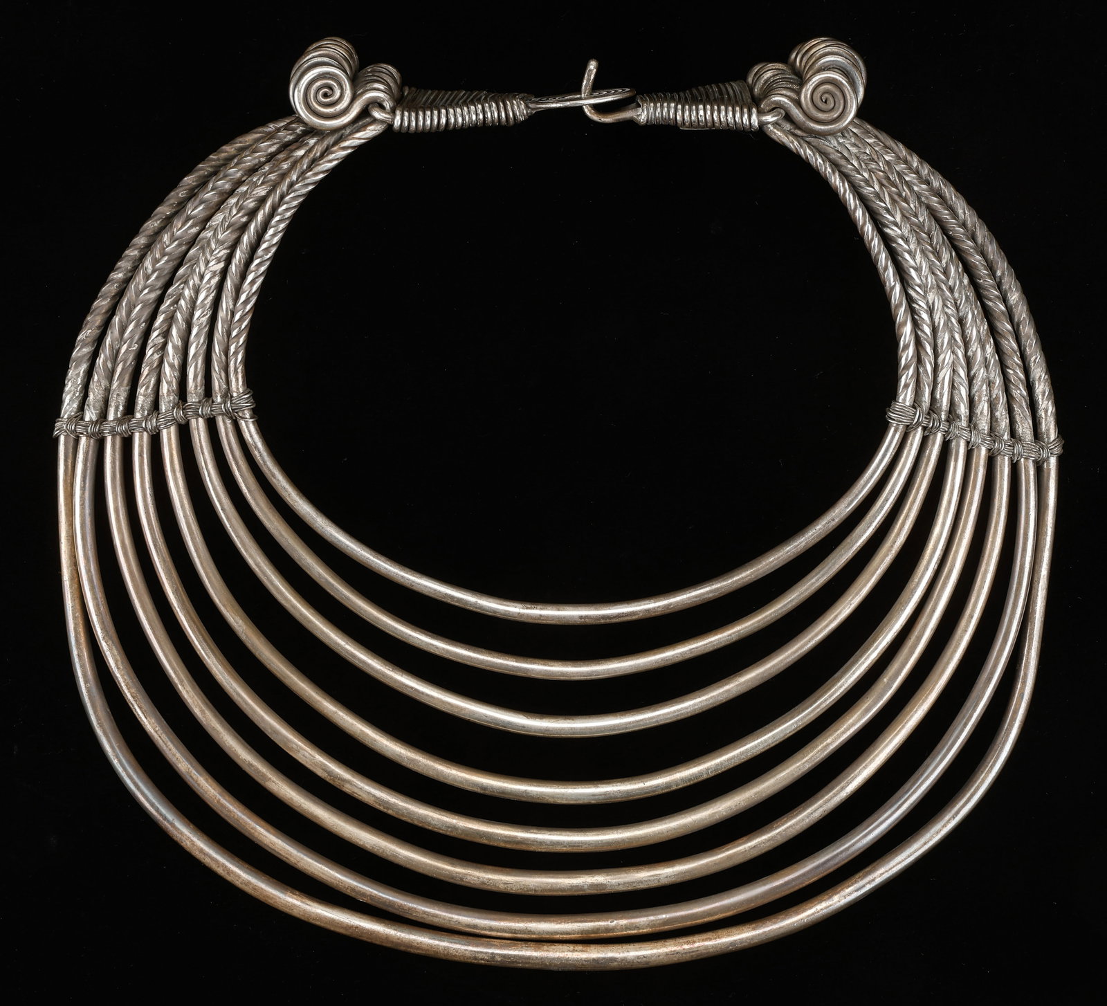 Antique Miao Silver Torque, China (1 of 4)