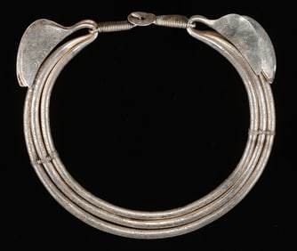 Antique Miao Silver Torque, China