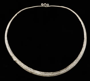 Antique White Metal Torque, China