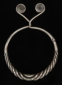 Antique Miao Silver Torque, China