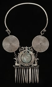 Antique Miao Silver Torque, China
