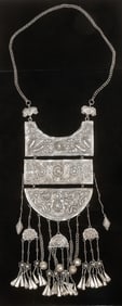 Antique Miao Silver Necklace, China