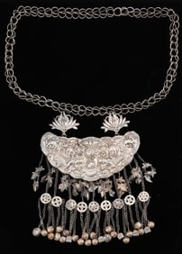 Antique Miao Silver Necklace, China