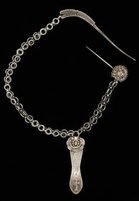 Antique Miao Silver Hair Pins, China