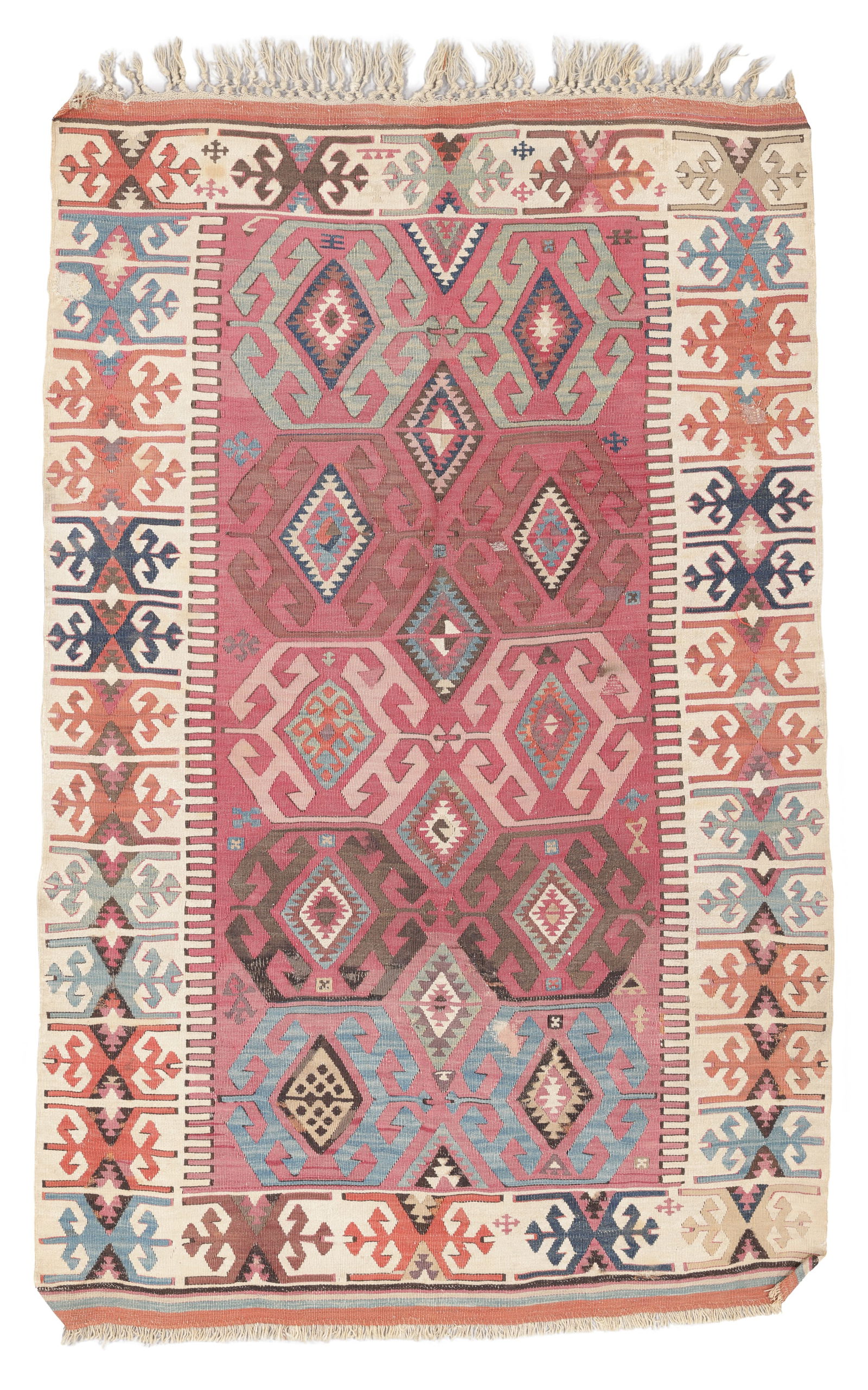 Reyhanli Kilim, Turkey, Ca. 1875, 3'4'' x 5'2''
