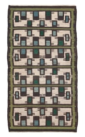 Scandinavian Kilim, Sweden, Mid 20th C., 4'0'' x 7'2''
