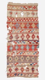 Central Anatolian Kilim, Turkey, Ca. 1800, 4'8'' x 10'9''
