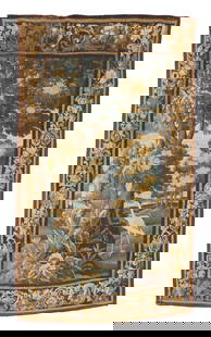 17th C. Flemish Verdure Tapestry, 5'1'' x 8'6'', Ex. Granogue Estate, Wilmington, Delaware: 17th C. Flemish Verdure Tapestry, 5'1'' x 8'6'' (155 x 259 cm). Weight: 11 lbs. Wool. Provenance: Granogue Estate, Wilmington, Delaware.