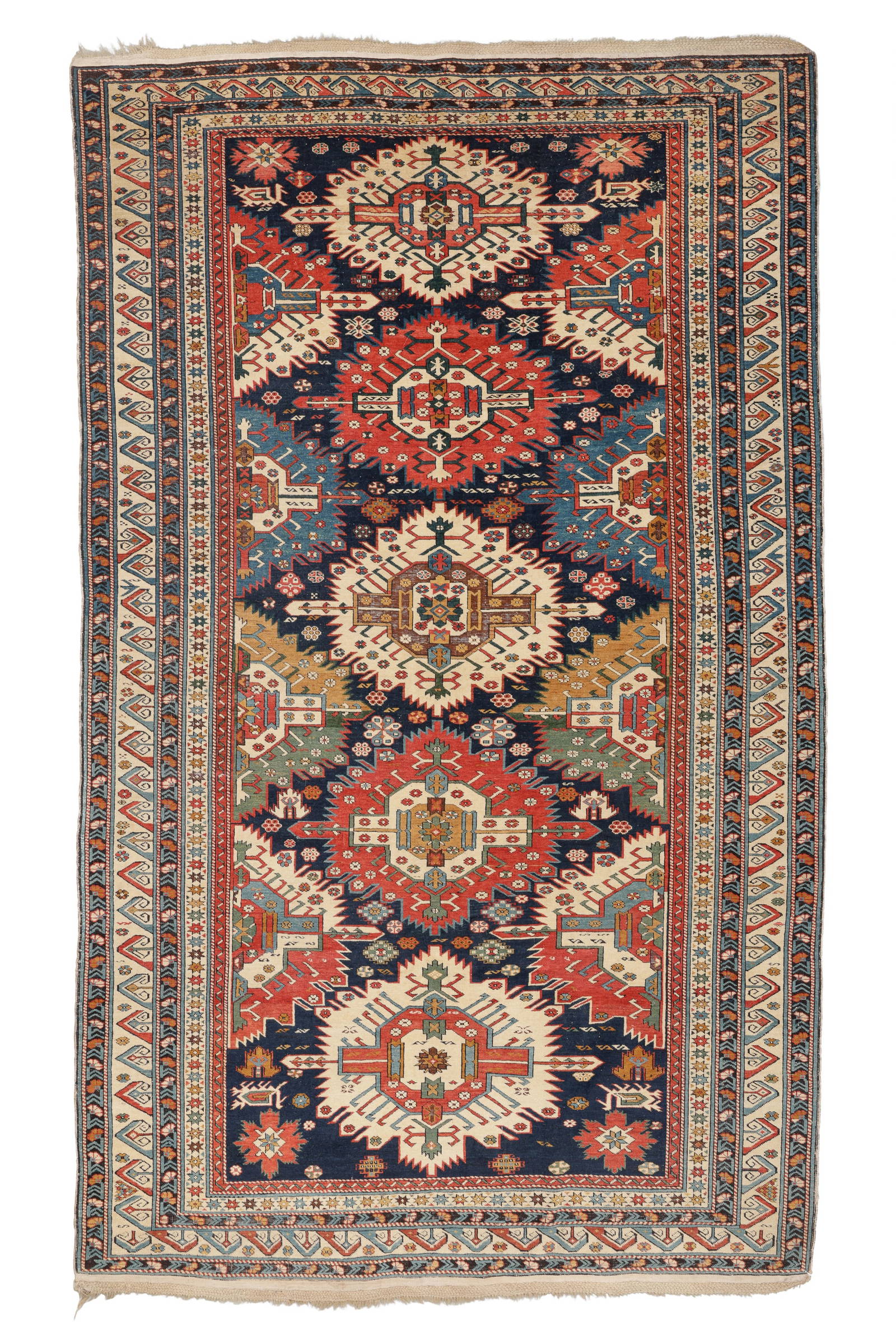 Fine Zejwa Kuba Rug, Caucasus, Ca. 1875, 4'6'' x 7'7''