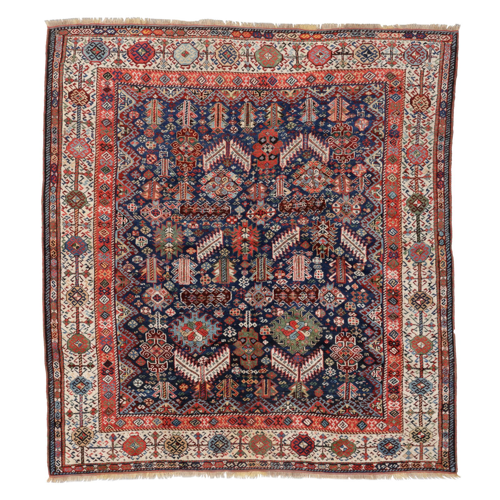 Gashgai Shekarlu Rug, Persia, Ca. 1875, 5'10'' x 6'4''