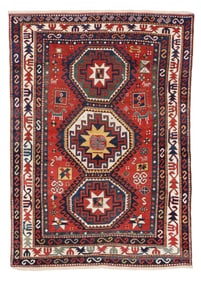Kazak Lori Pambak Rug, Caucasus, Ca. 1875, 5'0'' x 7'0''