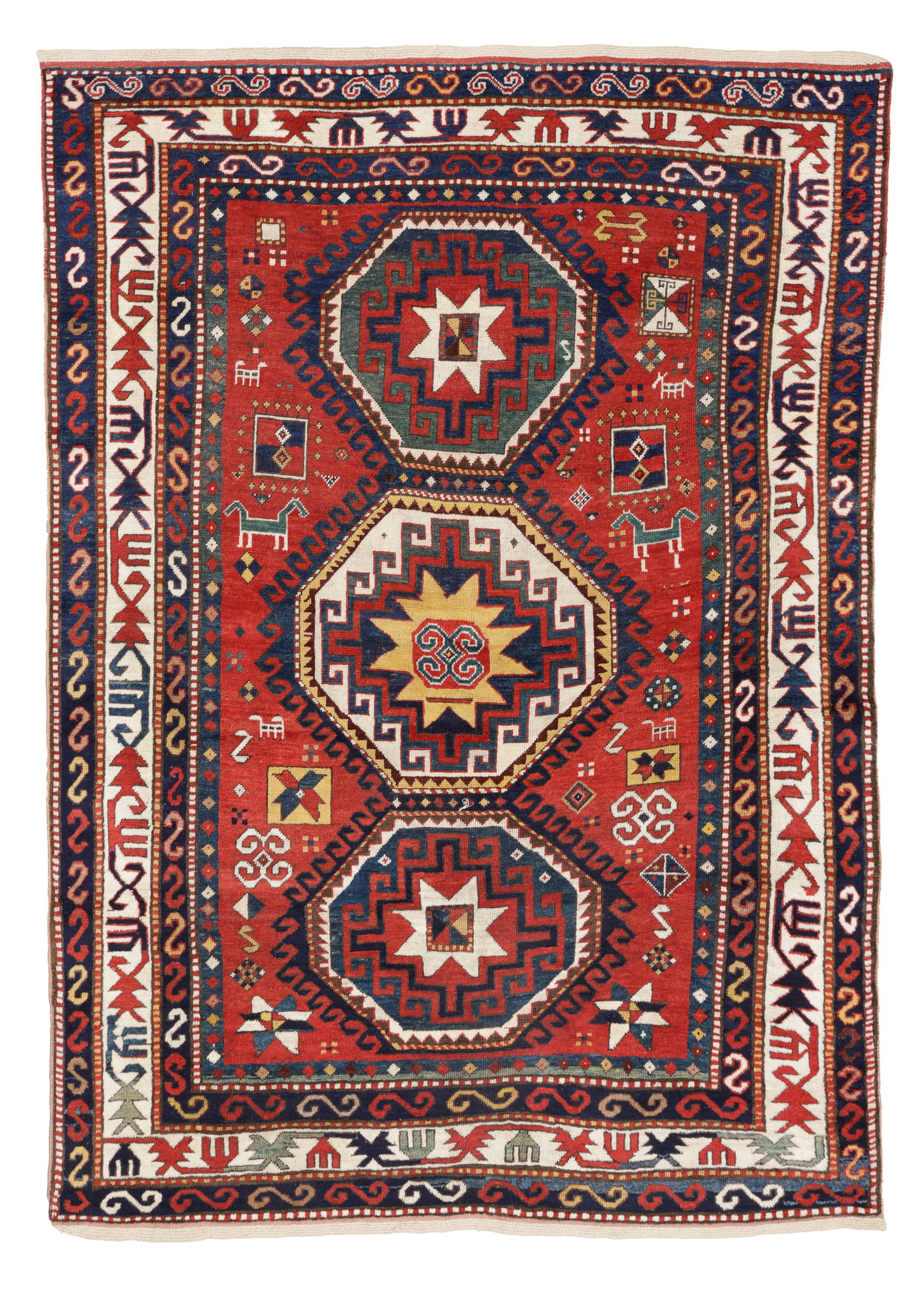 Kazak Lori Pambak Rug, Caucasus, Ca. 1875, 5'0'' x 7'0''