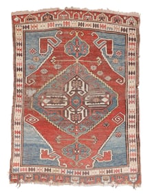 Karapinar Rug, Turkey, Mid 19th C., 5'0'' x 6'10''