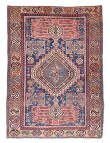 Shirvan Rug, Caucasus, Ca. 1880, 3'9'' x 5'2''