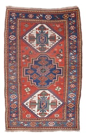 Kazak Lori Pambak Rug, Caucasus, Late 19th C., 4'8'' x 7'9''