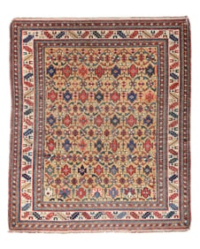 Fine Shirvan Rug, Caucasus, Ca. 1870, 3'7'' x 4'3''