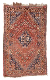 Shiraz Rug, Persia, Ca. 1940, 3'10'' x 6'3''