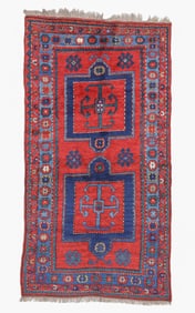 Kazak Rug, Caucasus, Early 20th C., 4'4'' x 8'3''