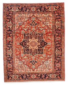 Heriz Rug, Persia, Ca. 1910, 5'0'' x 6'5''