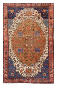 Fine Ferahan Sarouk Rug, Persia, Ca. 1880, 4'3'' x 6'9''