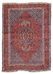 Bidjar Rug, Persia, Ca. 1900, 4'5'' x 6'1''