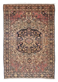 Ferahan Sarouk Rug, Persia, Ca. 1900, 4'2'' x 6'0''