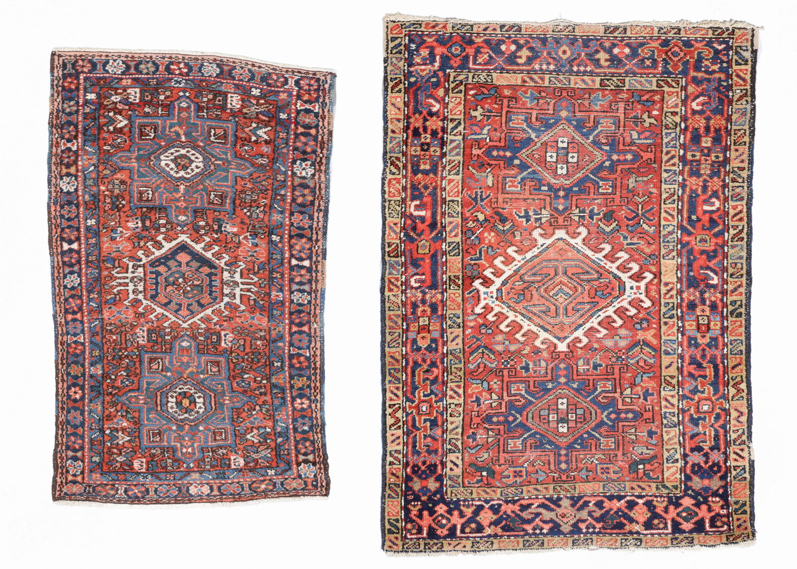 2 Karadja Small Rugs, Persia, Ca. 1930's/40's (1 of 4)