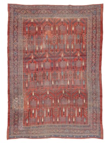 Bidjar Tree of Life Rug, Persia, Late 19th C., 9'1'' x 12'9''
