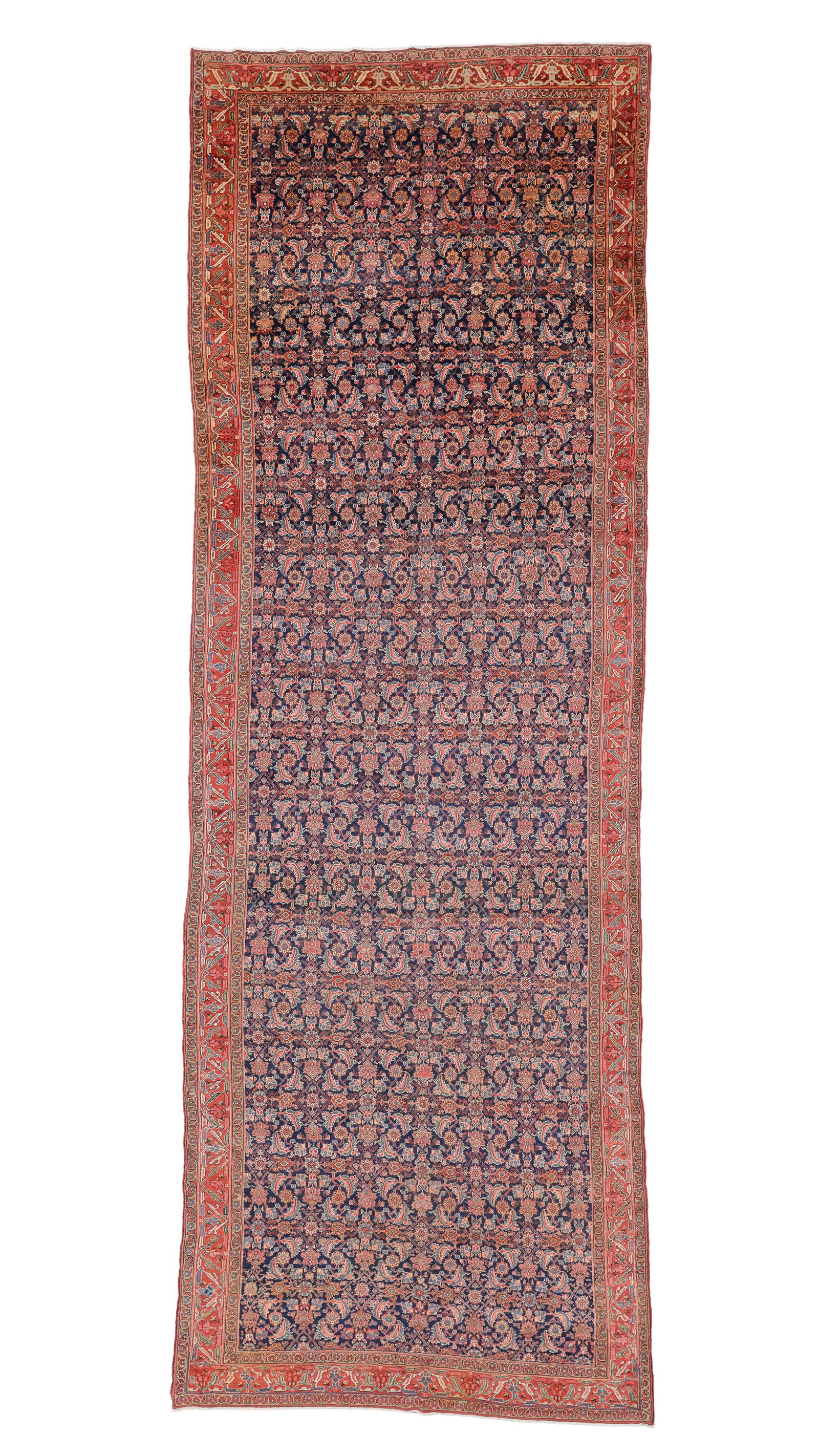 Mansion-Size Malayer Rug, Persia, Ca. 1900, 7'0'' x 20'3'' (1 of 5)
