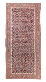 Mansion-Size Heriz Rug, Persia, Late 19th C., 8'6'' x 18'1''