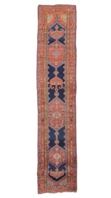 West Persian Kurd Rug, Late 19th C., 3'8'' x 17'9''
