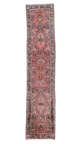 Hamadan Rug, Persia, Ca. 1940, 2'7'' x 12'4''
