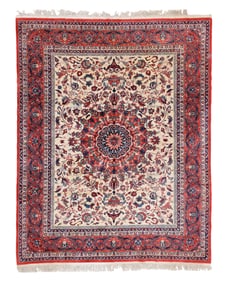 Isfahan Rug, Persia, Mid 20th C., 7'11'' x 10'2''