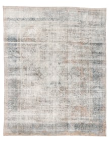 Super Shabby Chic Kerman Rug, Persia, Ca. 1900, 9'10'' x 12'4''