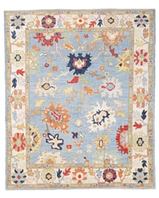 Oushak Rug, Turkey, Late 20th C., 8'4'' x 9'10''