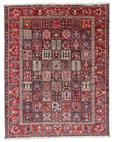 Bakhtiari Garden Rug, Persia, Mid/Late 20th C., 9'10'' x 12'6''