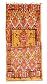Moroccan Rug, Ca. 1930's/40's, 4'5'' x 9'5''