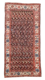 Hamadan Rug, Persia, Ca. 1900, 4'8'' x 8'10''