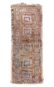 Wangden Rug, Tibet, 19th C., 2'5'' x 6'0''