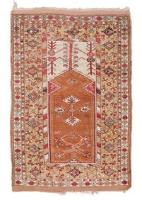 Milas Rug, Turkey, Ca. 1940, 4'3'' x 6'3''