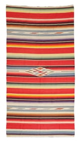 Mexican Saltillo, Mid 20th C., 3'5'' x 6'5''