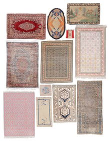 Group of 12 Estate Rugs