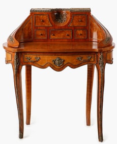 French Ladies Kingwood Writing Desk, Late 19th/Early 20th C.