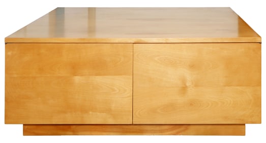 Metal Flat File In Custom Wood Cabinet