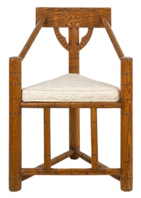 English Oak Turner's Chair