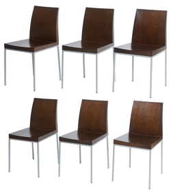 Six Contemporary Side Chairs by Loewenstein