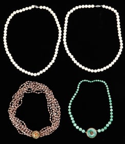 4 Assorted Necklaces