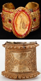 2 Indian Cuff Bracelets